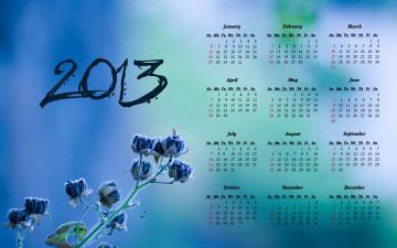 обоя календари, цветы, растение