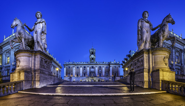 Обои картинки фото города, рим,  ватикан , италия, скульптуры, площадь