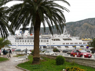 обоя Черногория, корабли, порты, причалы