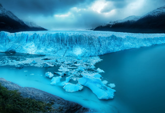 Картинка природа айсберги ледники патагония америка
