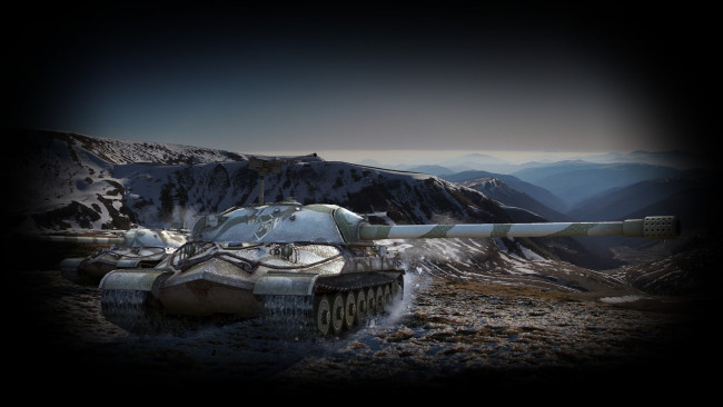 Обои картинки фото world, of, tanks, видео, игры, мир, танков, горы, перевал, танк