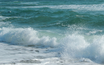 Картинка природа моря океаны пена волны