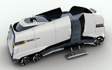 Картинка gmc+pro+futuristic+concept автомобили 3д gmc pro futuristic concept белый 3d