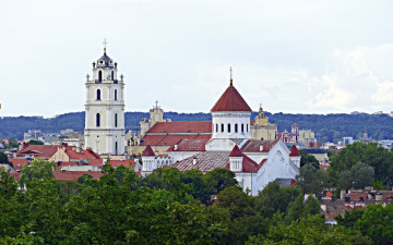 Картинка города вильнюс+ литва панорама