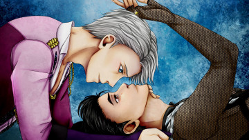 обоя аниме, yuri on ice, юрий, на, льду