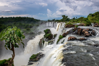 Картинка iguazu+waterfall argentina природа водопады iguazu waterfall