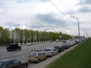 Картинка кутузовский проспект города москва россия