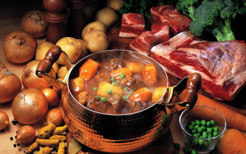 Картинка еда вторые+блюда овощи рагу мясо