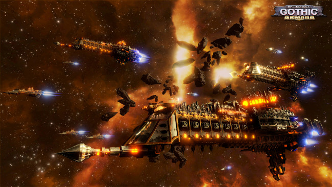 Обои картинки фото battlefleet gothic,  armada, видео игры, стратегия, космос, action, armada, battlefleet, gothic