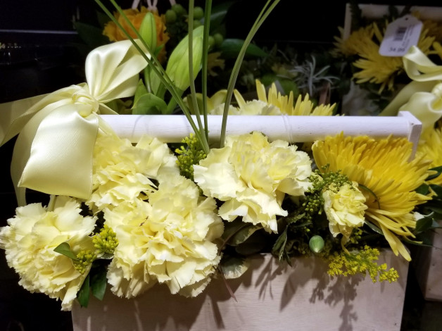 Обои картинки фото цветы, разные вместе, гвоздика, хризантемы