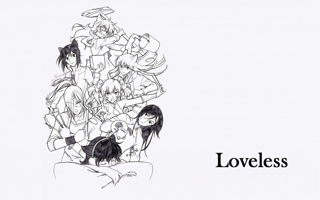 Обои картинки фото аниме, loveless, нацуо, сон, йоджи, рицка, соби, нелюбимый