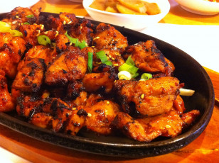 Картинка еда мясные+блюда курица кухня корейская