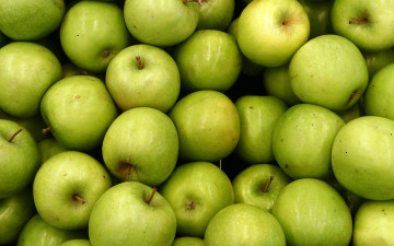 Картинка еда яблоки зеленые