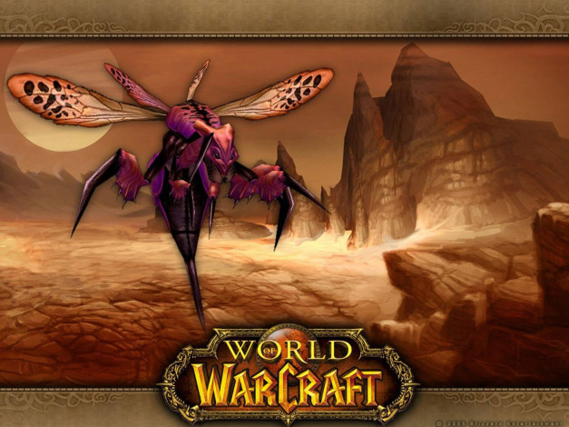 Обои картинки фото видео игры, world of warcraft, монстр, крылья, скалы