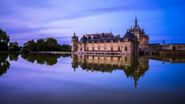 Картинка chateau+de+chantilly france города замки+франции chateau de chantilly