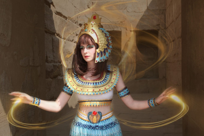 Обои картинки фото девушки, наталья фильченкова ,  alisa, образ, костюм, магия, египет