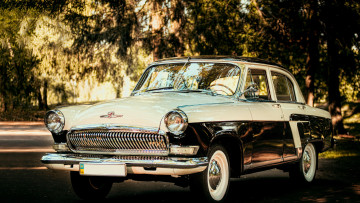 обоя автомобили, газ, газ21, легенда, ретро, 1960, бензиновый, 2, 5, литра