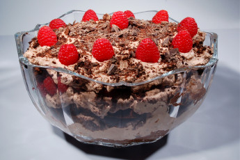 Картинка еда мороженое десерты малина шоколад