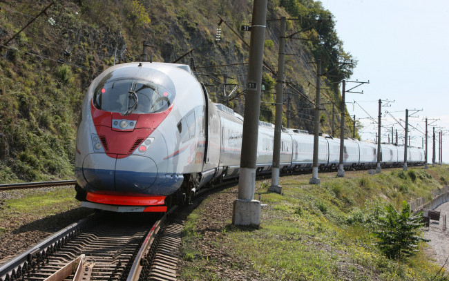Обои картинки фото сапсан, техника, поезда, железная, дорога, поезд