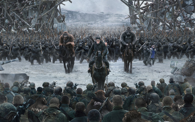 Обои картинки фото кино фильмы, war for the planet of the apes, war, for, the, planet, of, apes