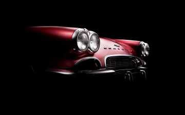 Картинка автомобили фрагменты+автомобиля темный фон corvette c2