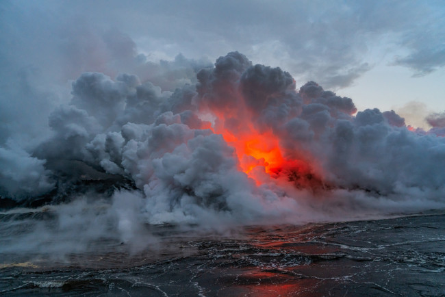 Обои картинки фото hawaii, природа, стихия, извержение
