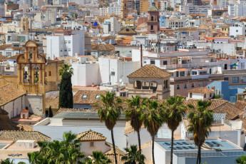 Картинка города малага+ испания панорама