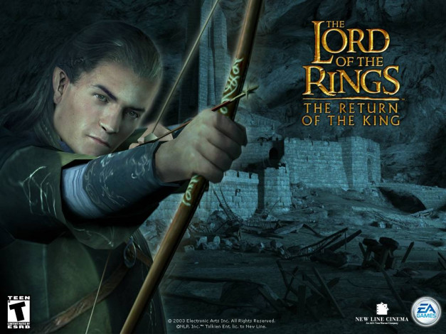 Обои картинки фото lord, of, the, rings, return, king, видео, игры