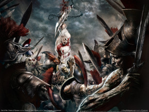 Картинка видео игры god of war chains olympus