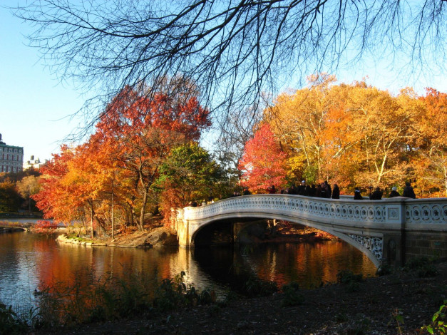 Обои картинки фото города, нью, йорк, сша, ny, осень