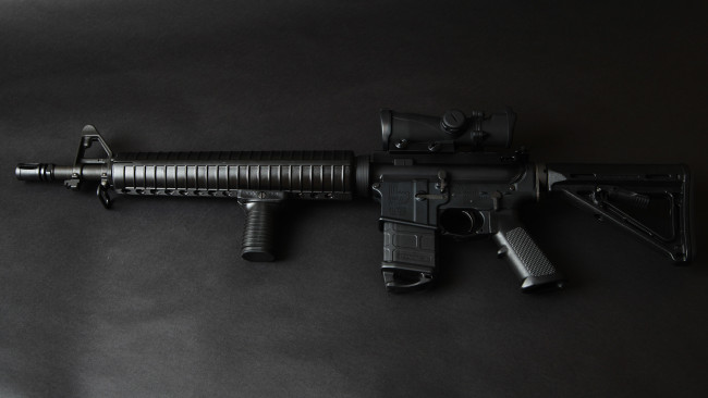 Обои картинки фото оружие, винтовки с прицеломприцелы, штурмовая, винтовка, карабин, фон