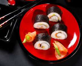 Картинка еда рыба +морепродукты +суши +роллы соус роллы палочки