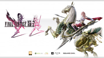 Картинка видео игры final fantasy xiii девушки конь