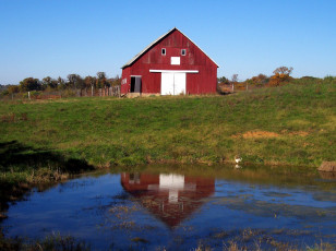 Картинка разное сооружения постройки трава дом озеро