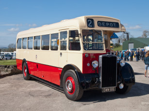 Картинка 1951+crossley автомобили автобусы общественный автобус транспорт