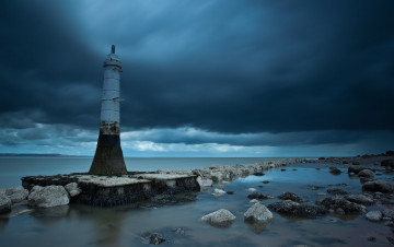 Картинка природа маяки океан маяк сумрак