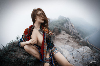 Картинка девушки -unsort+ азиатки грудь модель шатенка азиатка девушка