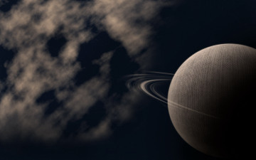 Картинка космос арт планета сатурн
