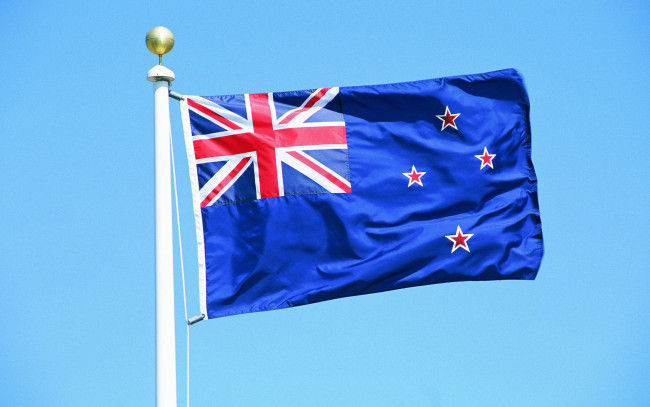 Обои картинки фото разное, флаги, гербы, флаг, новой, зеландии