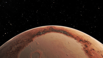 Картинка космос марс поверхность