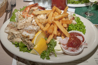 Картинка еда рыбные+блюда +с+морепродуктами рыба картошка