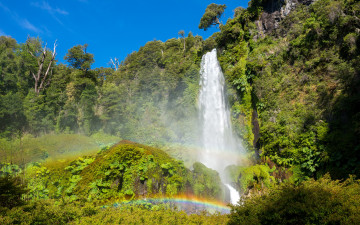 Картинка природа водопады радуга водопад