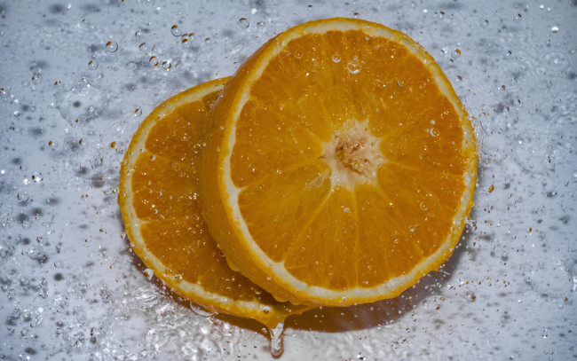 Обои картинки фото еда, цитрусы, апельсины, капли