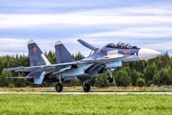 Картинка su-30sm авиация боевые+самолёты ввс россия