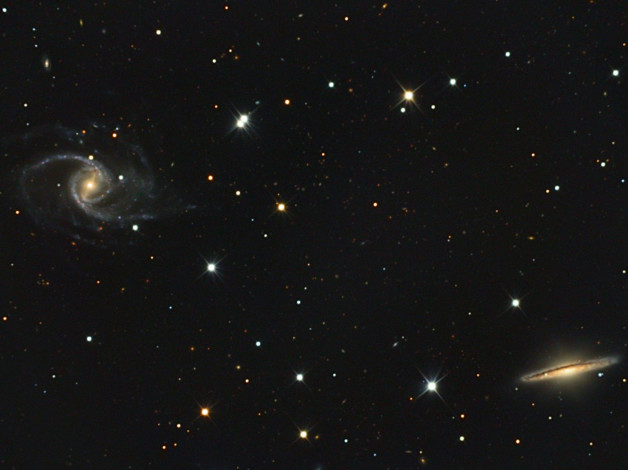 Обои картинки фото ngc, 5905, 5908, космос, галактики, туманности