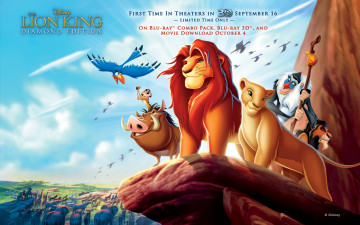 Картинка the lion king 3d мультфильмы scar шрам рафики пумба pumbaa тимон rafiki zazu зазу nala simba нала timon симба