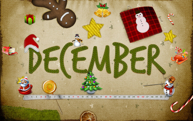 Обои картинки фото календари, праздники, салюты, декабрь