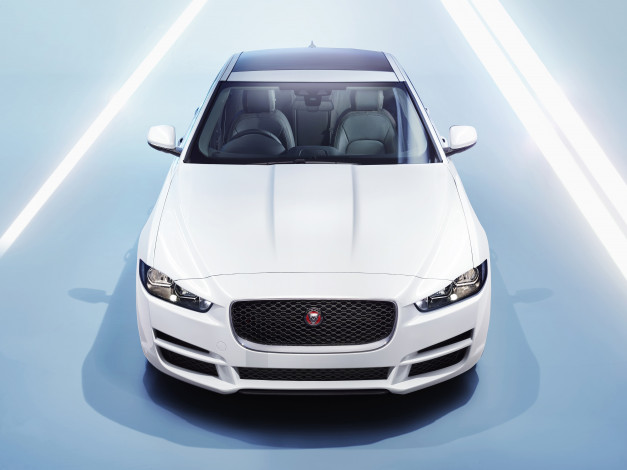 Обои картинки фото автомобили, jaguar, prestige, xe, светлый, 2015г, uk-spec