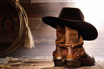 Картинка разное одежда +обувь +текстиль +экипировка ковбойские лассо сапоги шляпа