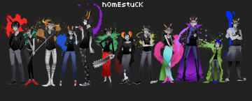 Картинка аниме homestuck персонажи